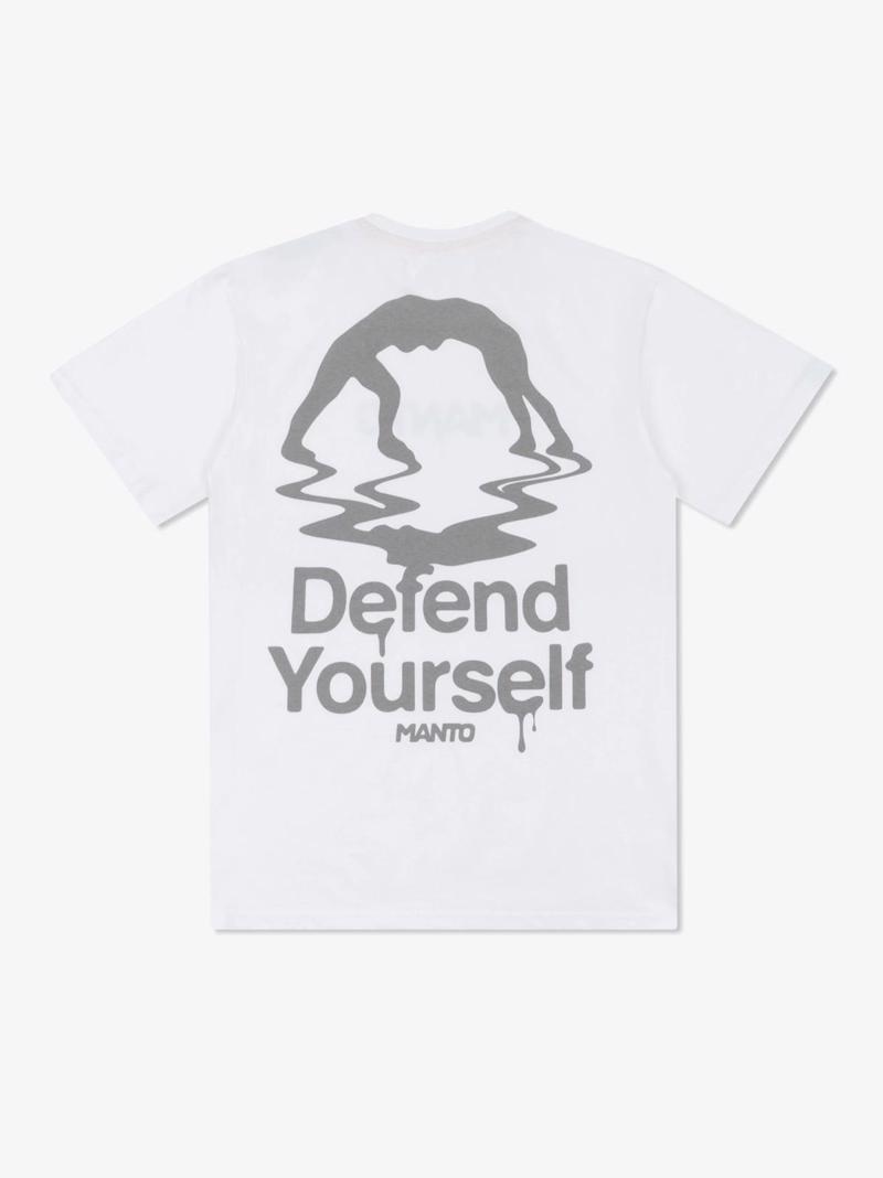 MANTO drip tshirt- white